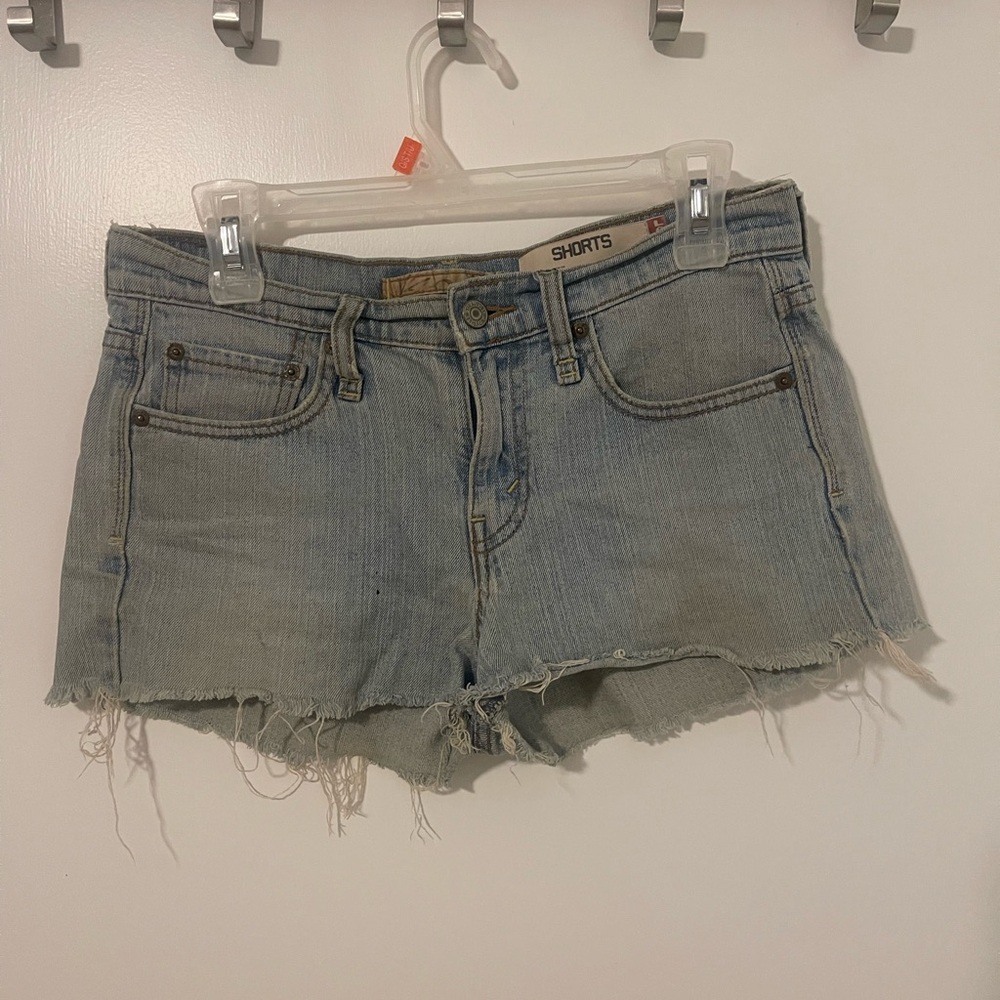 Levi's Light Blue Jean Shorts